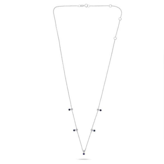 Collar de múltiples zafiros