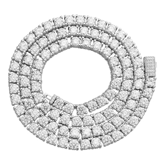Cadena Tennis Moissanita VVS Reinventada | Vermeil Oro 14K y Plata 925
