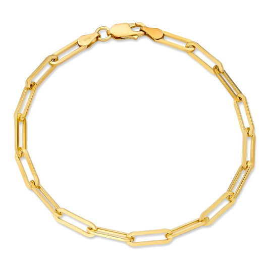Pulsera Paperclip - Plata Esterlina 925 / Vermeil Oro 14k / Vermeil Oro Rosa 14k