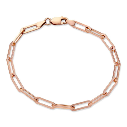 Pulsera Paperclip - Plata Esterlina 925 / Vermeil Oro 14k / Vermeil Oro Rosa 14k